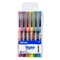 BAZIC Dayton 6-Color Rollerball Pens, 0.7 mm Fine, Metal Clip